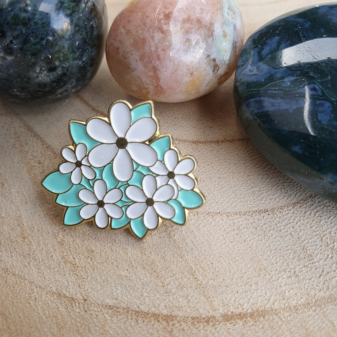 Enamel pin - Boeket madeliefjes