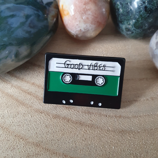 Enamel pin - Cassette bandje - Good vibes