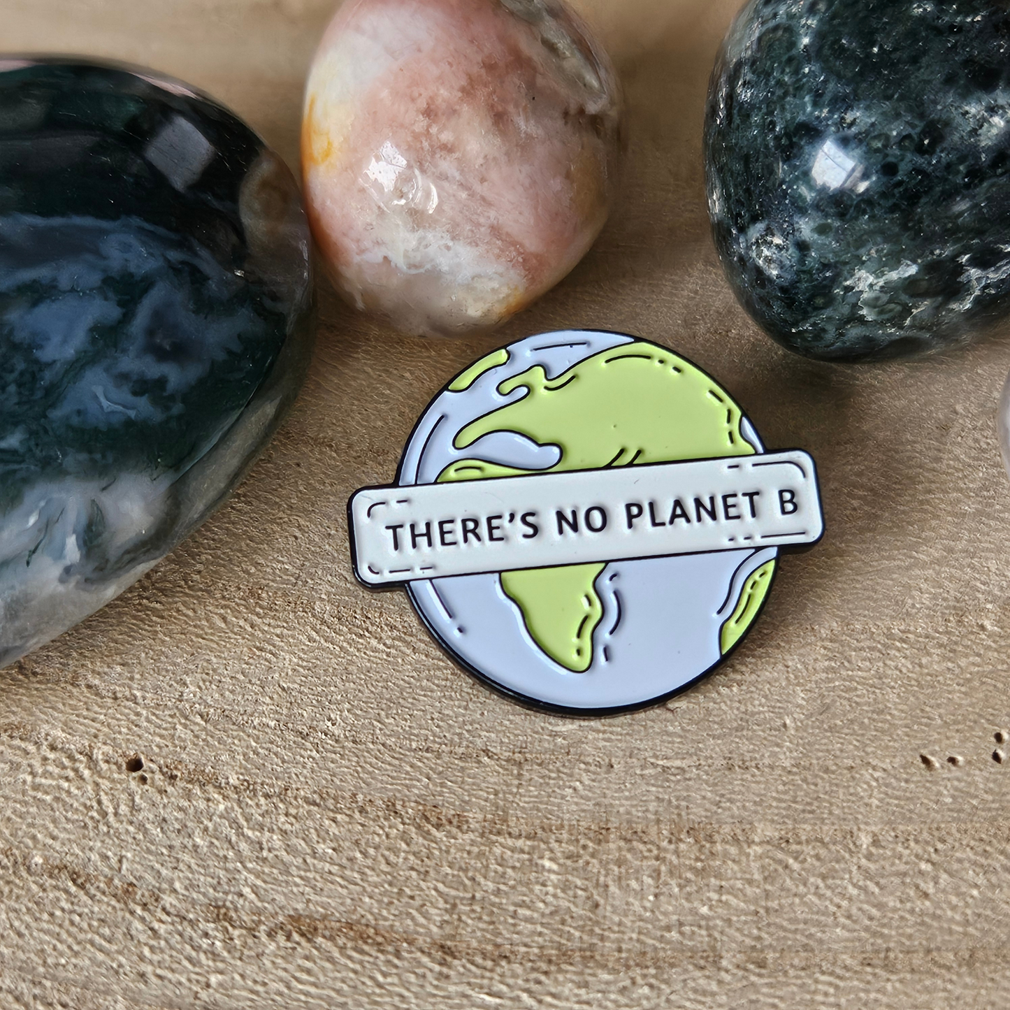 Enamel pin There's no planet B