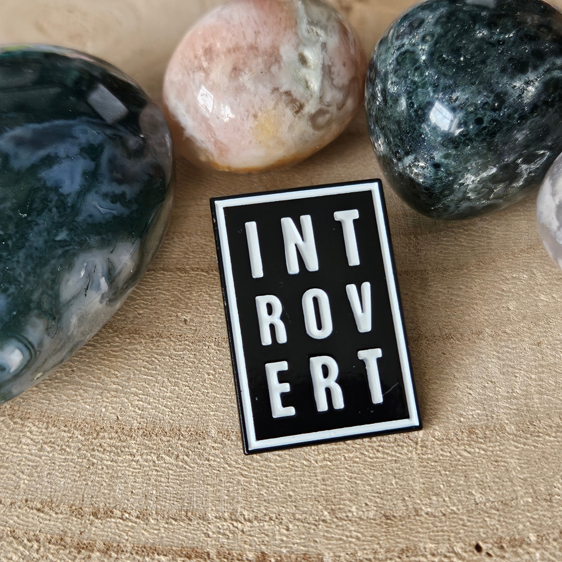 Enamel pin Introvert