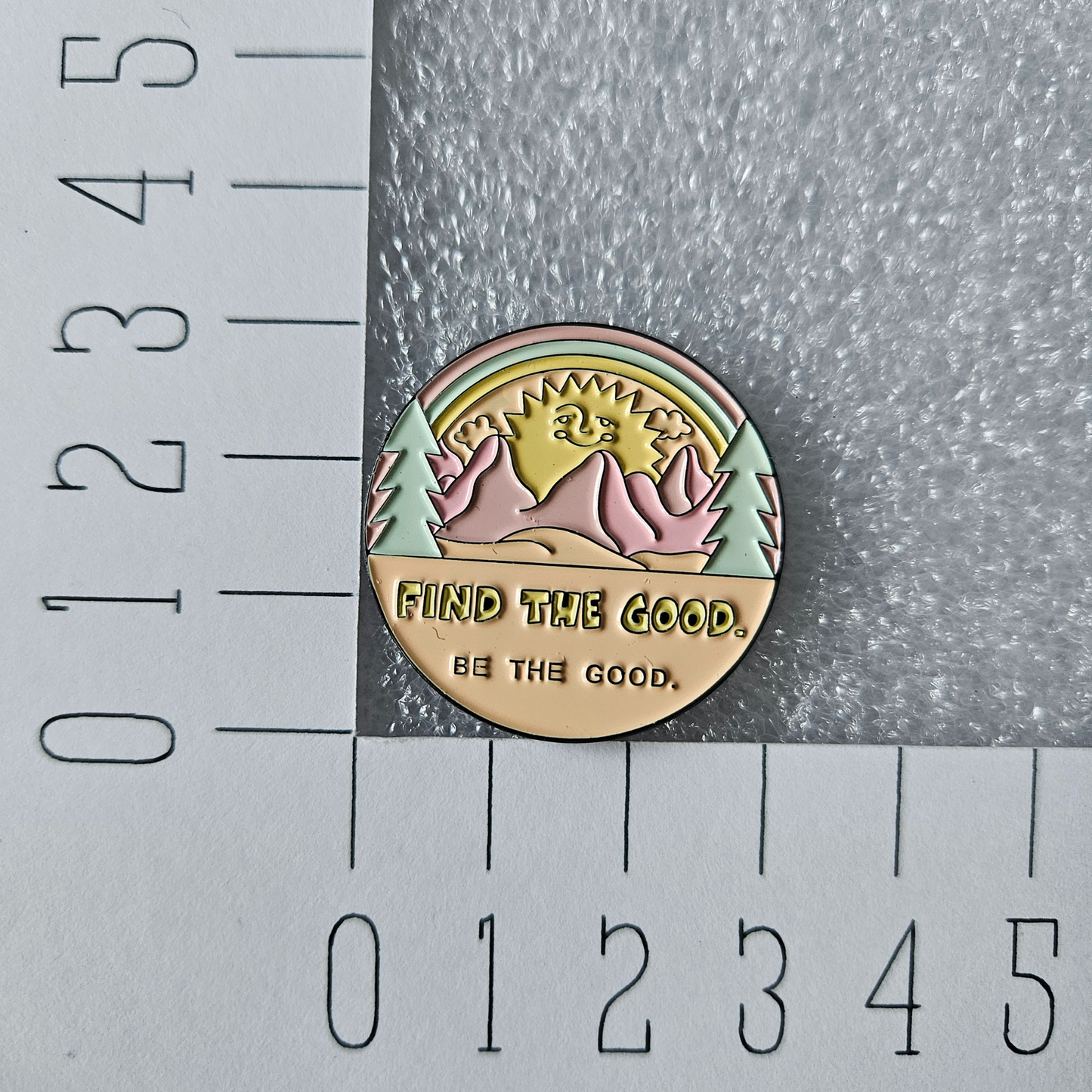 Find the good be the good enamel pin