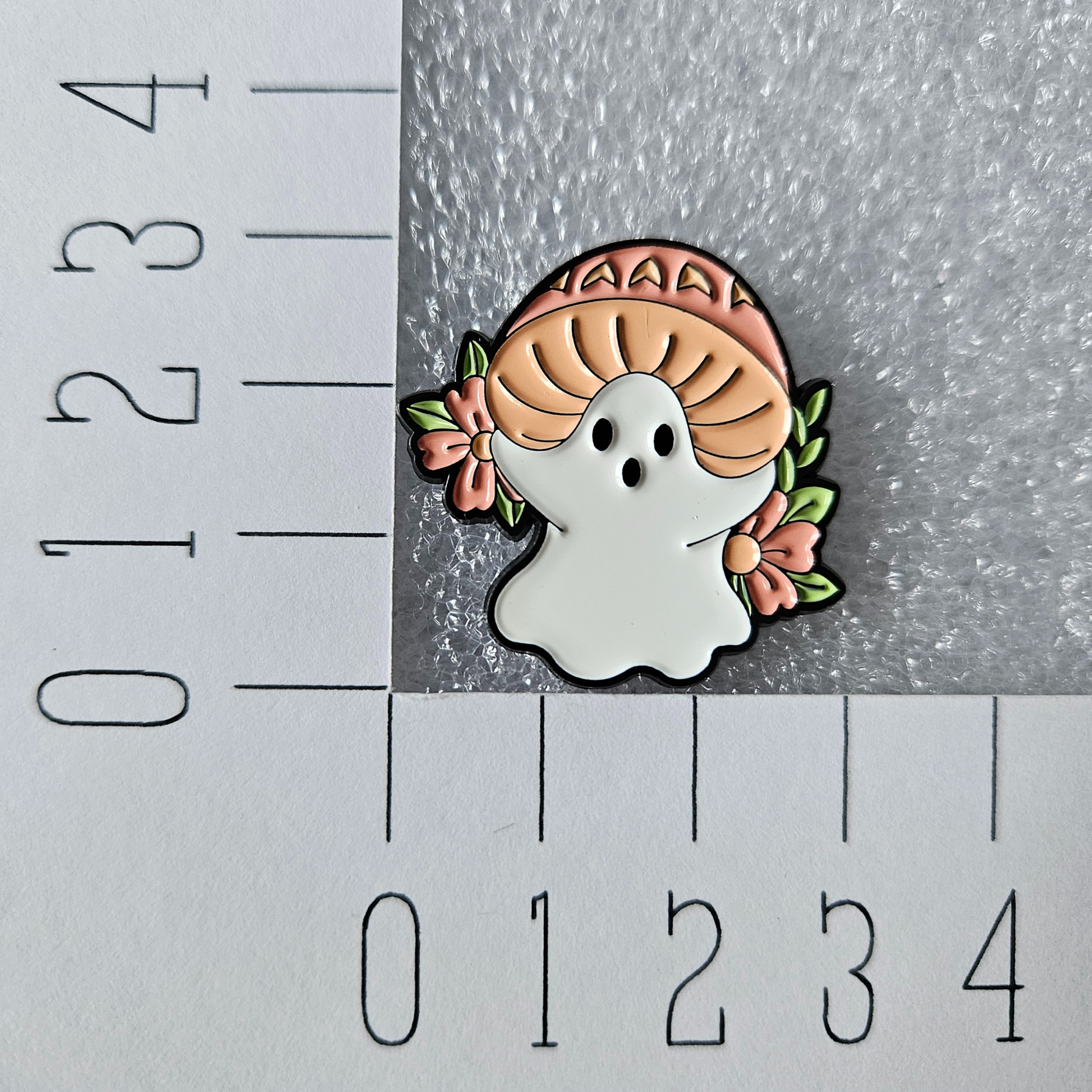 Spook paddestoel Enamel pin