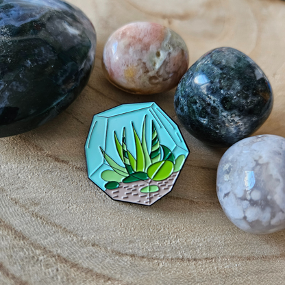 Enamel pin - Planten in glazen pot