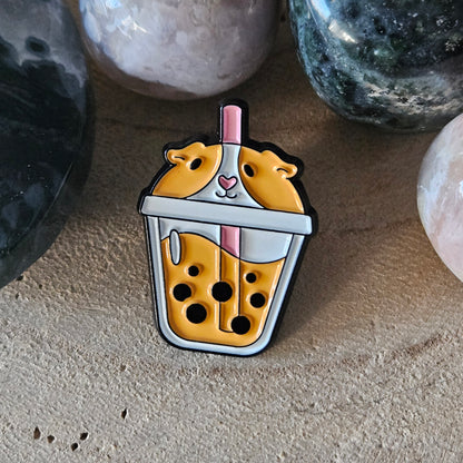 Enamel pin - Cavia drankje - Bubble tea