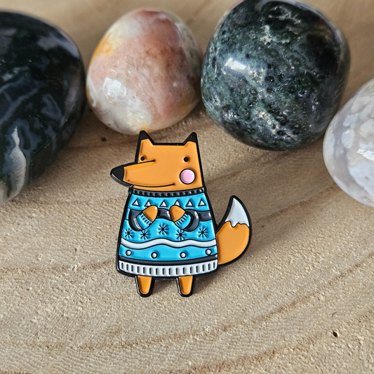 Enamel pin - Vos met trui