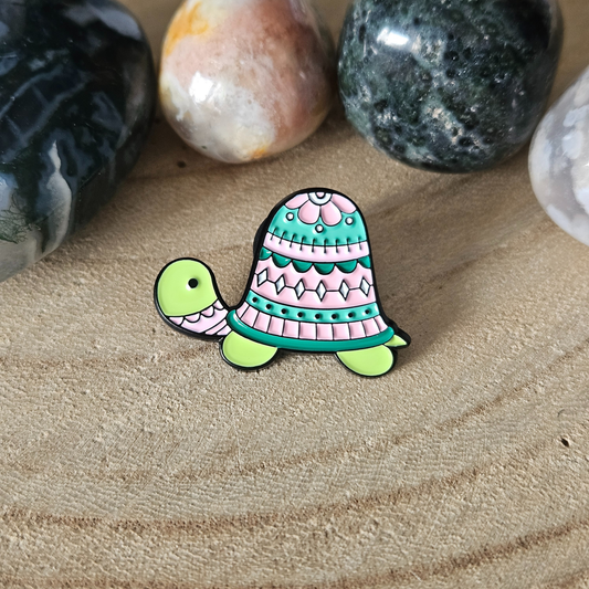Enamel pin - Schildpad met trui