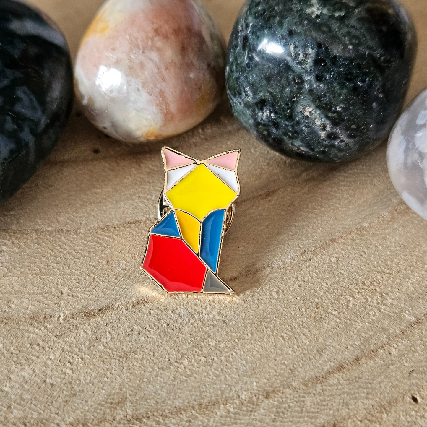 Enamel pin - Origami vos