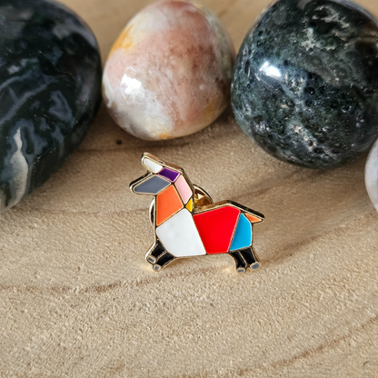 Enamel pin - Origami lama