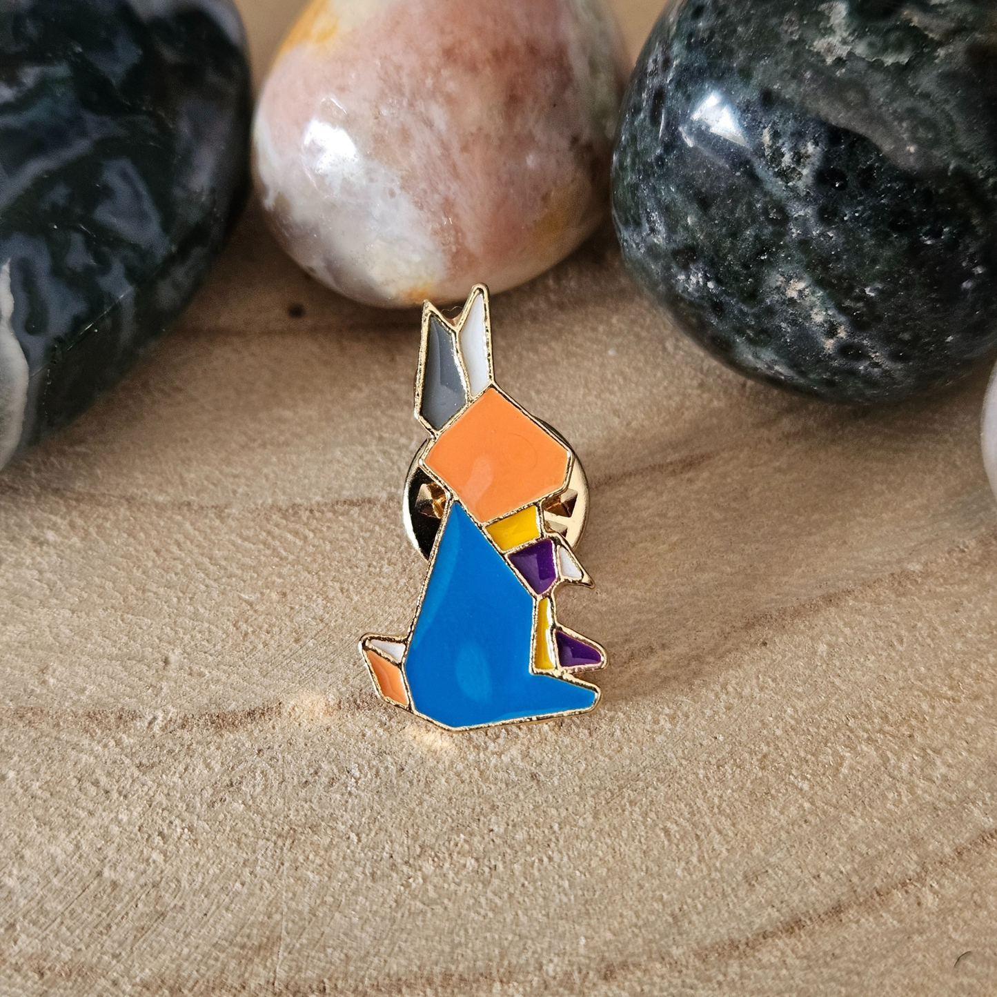 Enamel pin - Origami konijn