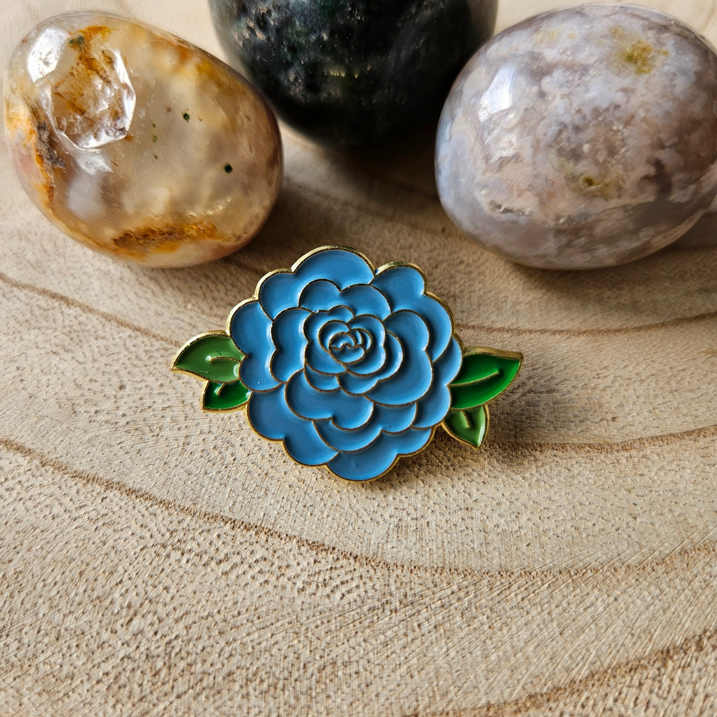 Enamel pin - Blauwe bloem