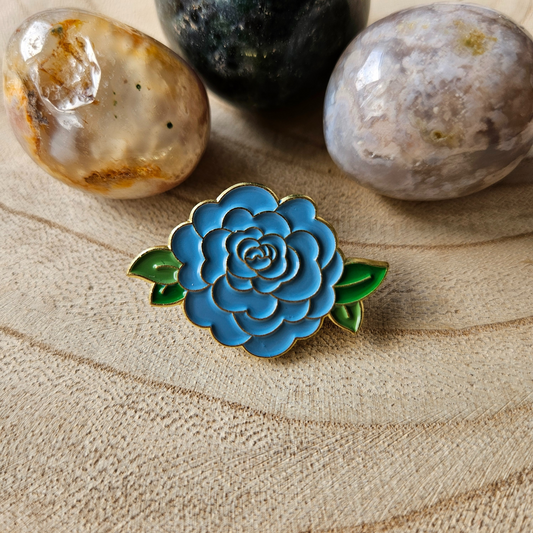 Enamel pin - Blauwe bloem
