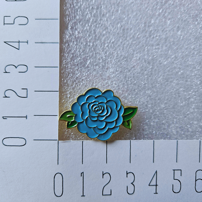 Enamel pin - Blauwe bloem