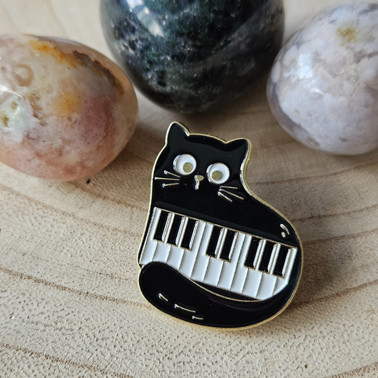 Enamel pin - Piano kat