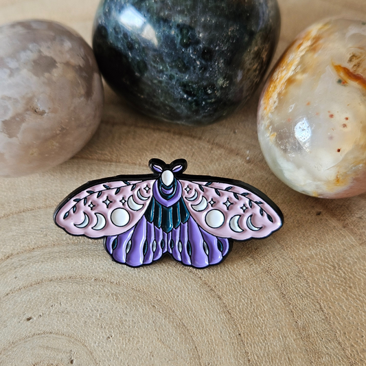 Enamel pin - Paarse nachtvlinder