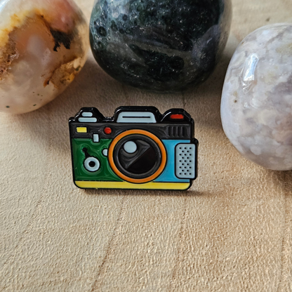 Enamel pin - Camera groen