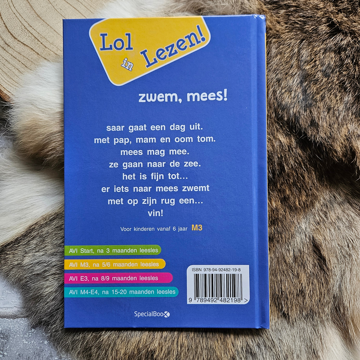 Lol in Lezen - Zwem, Mees! - Lizzy van Pelt - Avi M3 - Hardcover
