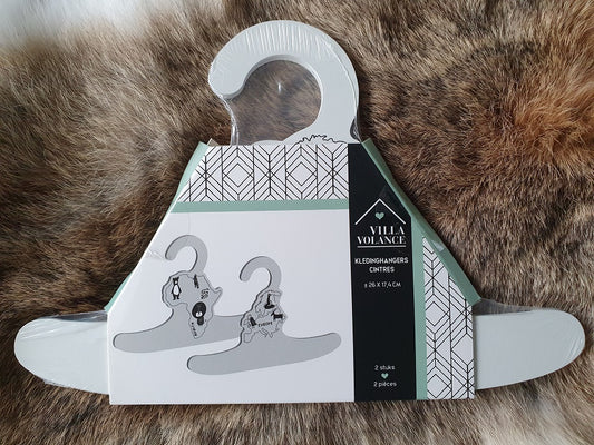 Kledinghangers - Landen en dieren - Kinderkamer - 2 stuks