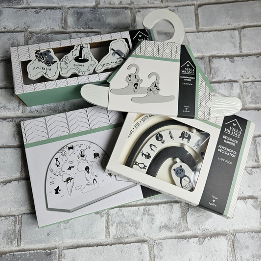 Kinderkamer decoratie bundel landen en dieren