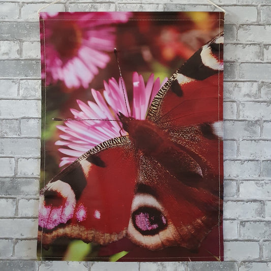 Canvas doek - Vlinder - 50 x 70 cm