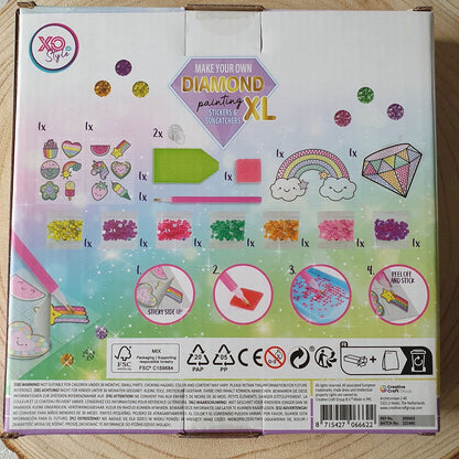 Diamond painting Zonnevanger en stickers (Paars) - Hobby en meer  