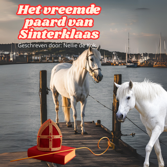 Digitaal Poppenkastscript - Het vreemde paard van sinterklaas - Met kleurplaat - Hobby en meer  