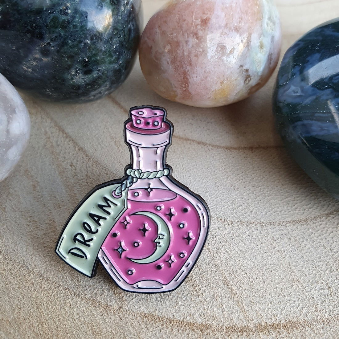 Enamel pin - Flesje - Dream - Hobby en meer  