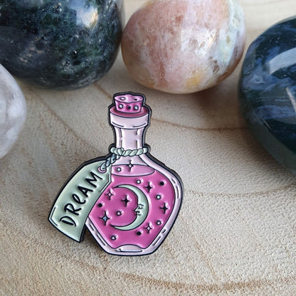 Enamel pin - Flesje - Dream - Hobby en meer  