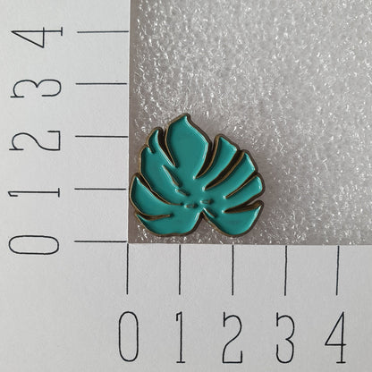 Enamel pin - Groen tropisch blad - Hobby en meer  