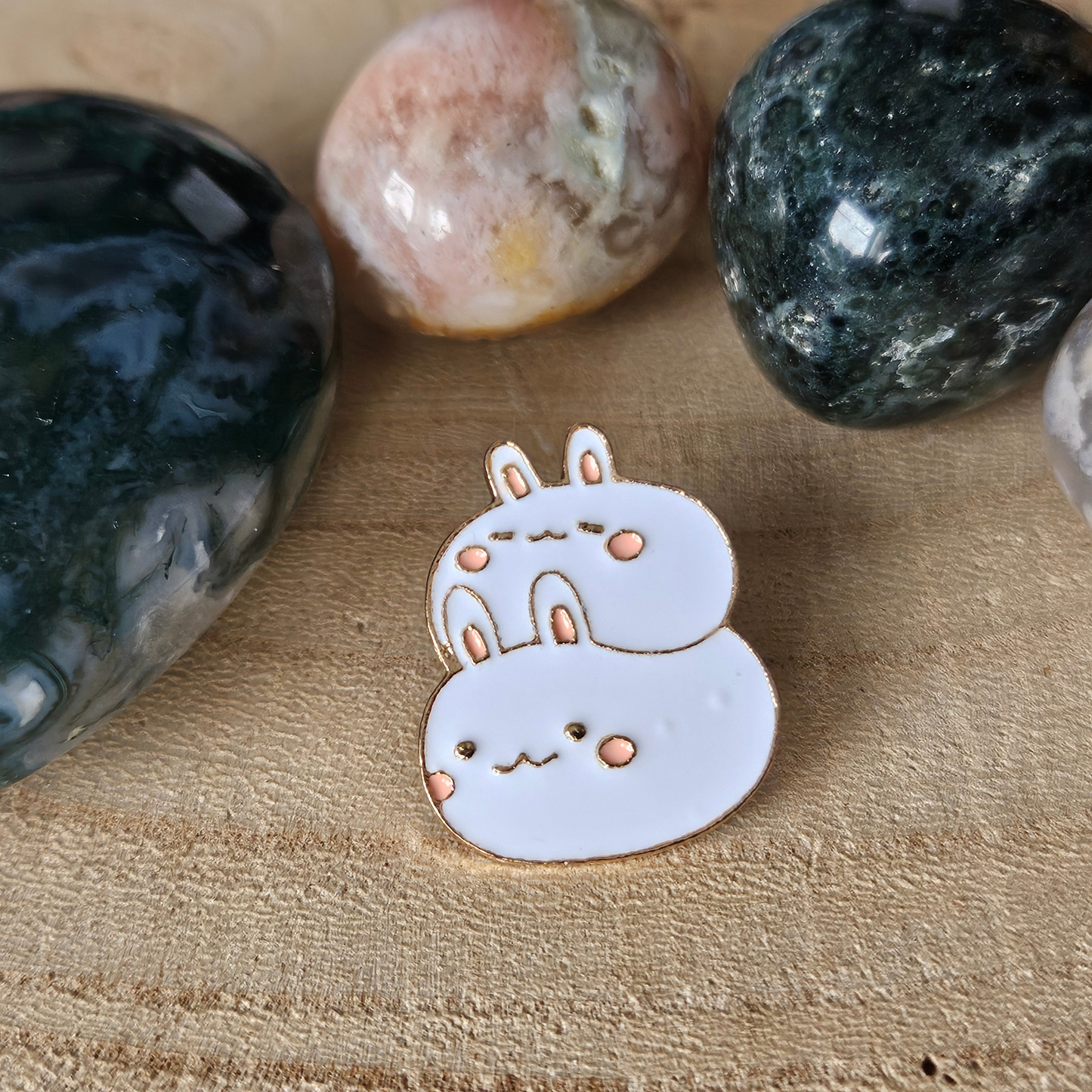 Enamel pin - Konijntjes - Hobby en meer  