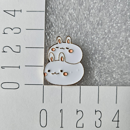 Enamel pin - Konijntjes - Hobby en meer  