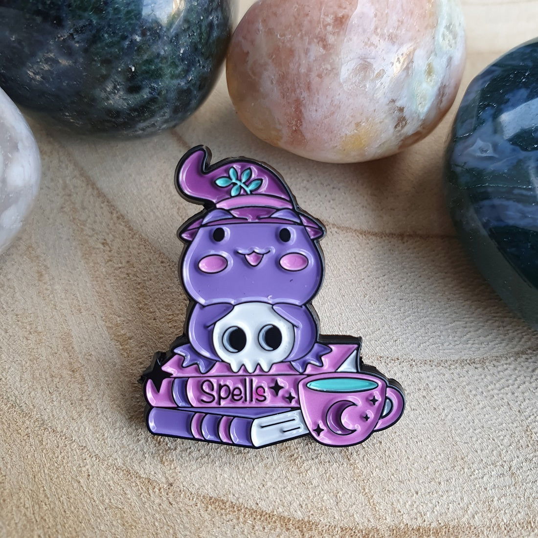 Enamel pin - Paarse kikker - Hobby en meer  