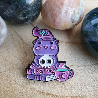 Enamel pin - Paarse kikker - Hobby en meer  