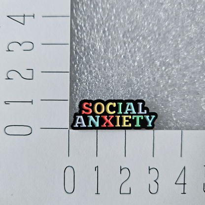Enamel pin - Social anxiety - Hobby en meer  