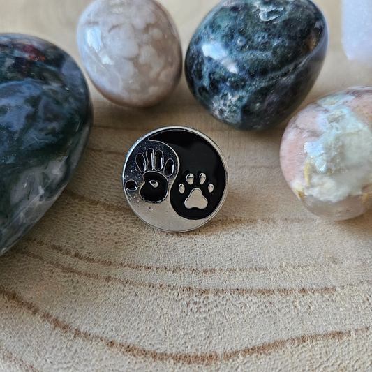 Enamel pin - Yin Yang honden vriend - Hobby en meer  