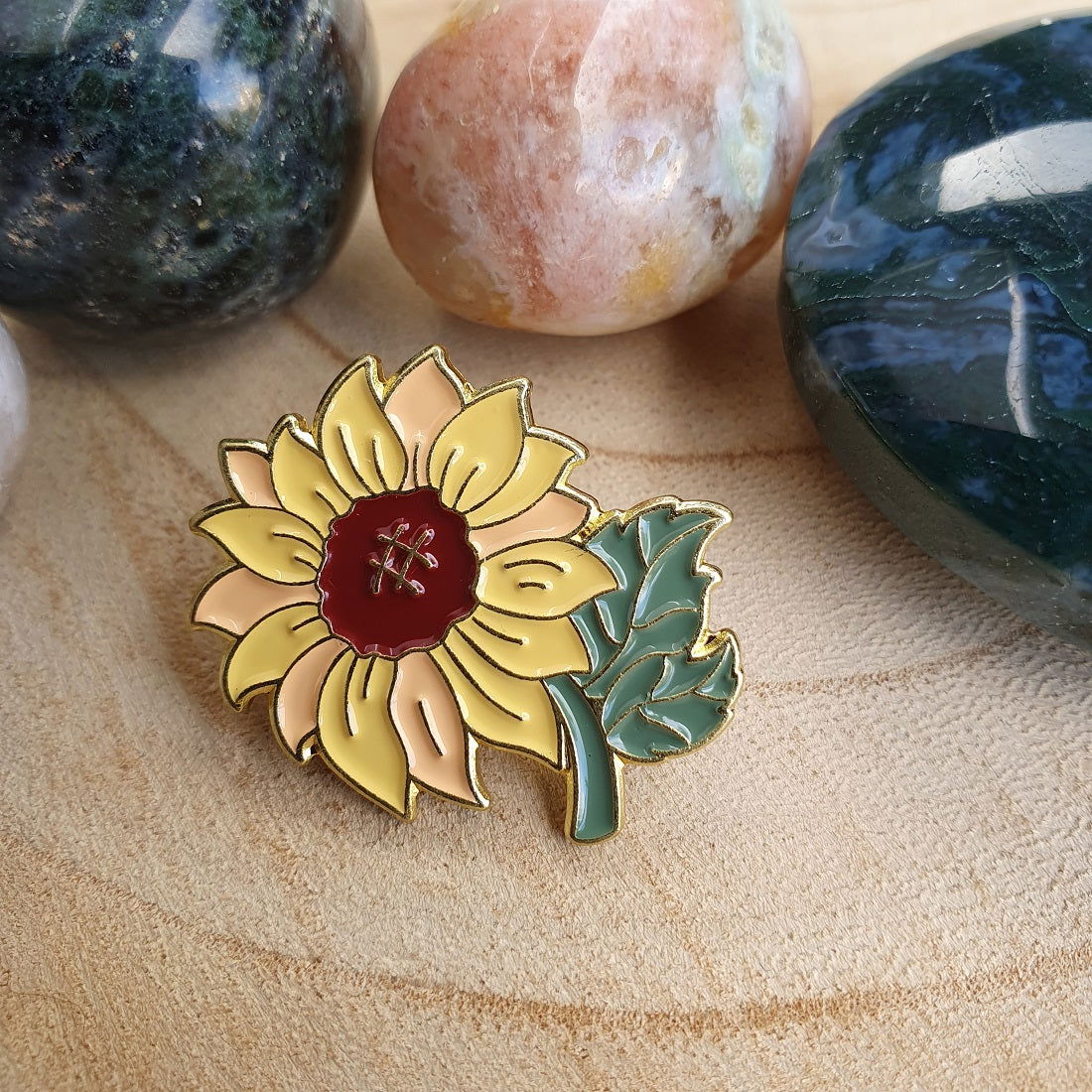 Enamel pin - Zonnebloem - Hobby en meer  