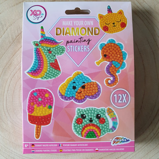 Diy kit voor het maken van diamond painting stickers, Thema fantasie