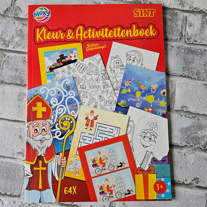 Kleur en activiteiten boek - Sinterklaas
