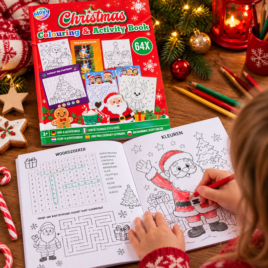 Kleur en activiteiten boek - Kerst