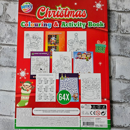 Kleur en activiteiten boek - Kerst