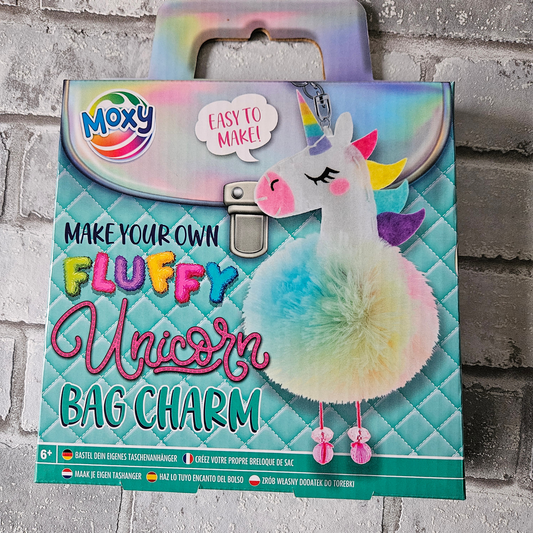Maak je eigen fluffy sleutelhanger - Eenhoorn