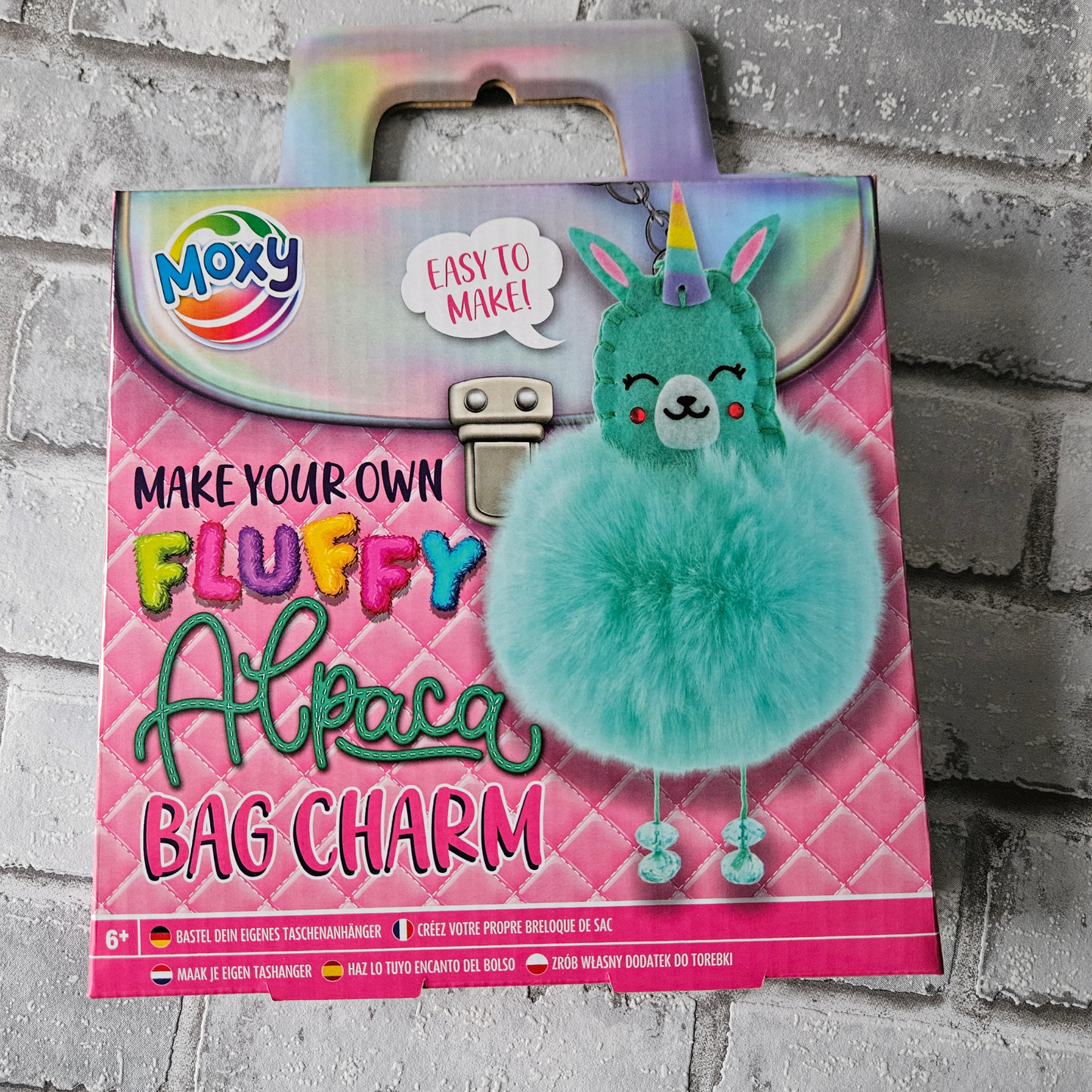 Maak je eigen fluffy sleutelhanger - Lama