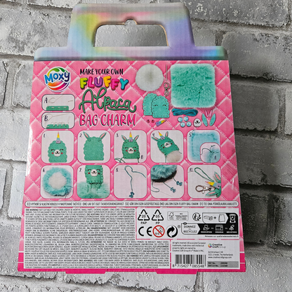 Maak je eigen fluffy sleutelhanger - Lama