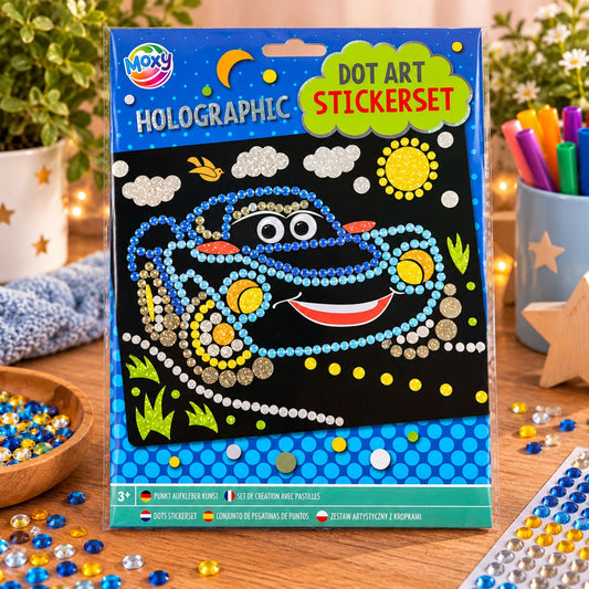 Holografische dot art - Auto