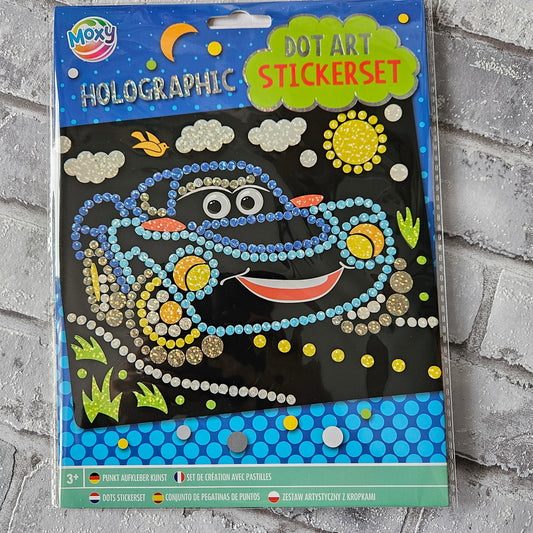 Holografische dot art - Auto