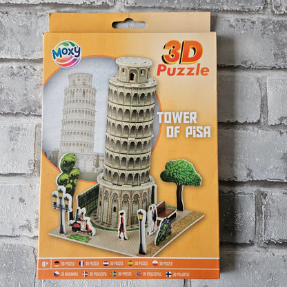 3D puzzel - Toren van Pisa - 21 stukjes