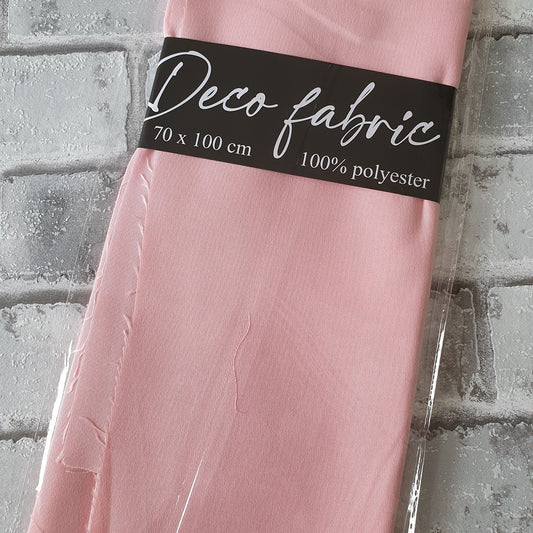 Deco fabric 100% polyester 70x100cm light Pink