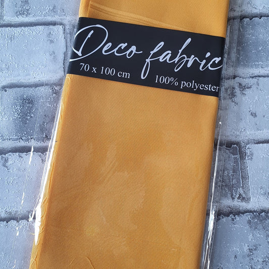 Deco fabric 100% polyester 70x100cm Yellow