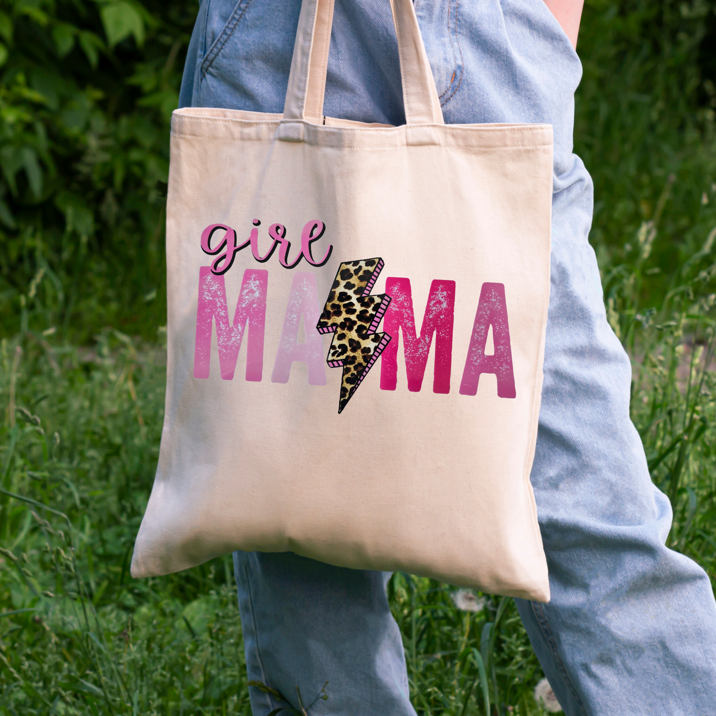 Tote bag - Mama roze girl