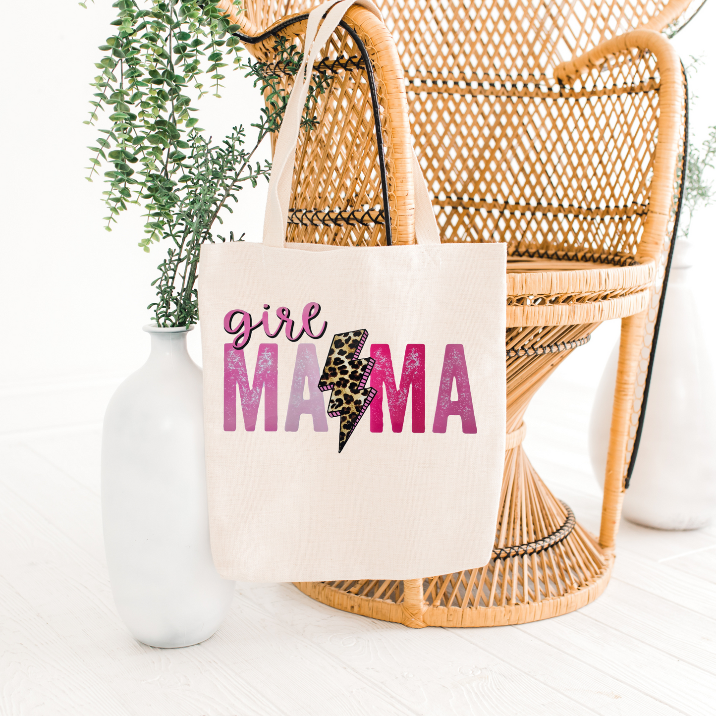Tote bag - Mama roze girl
