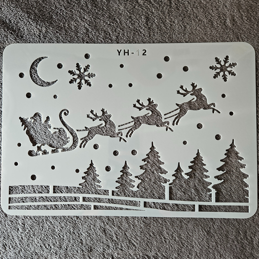 Hobby stencil - Scene Arrenslee - A4 - Hobby en meer  